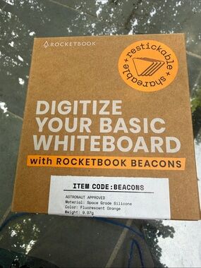 Rocketbook Beacons - Fluorescent Orange Whiteboard Digitizing Markers